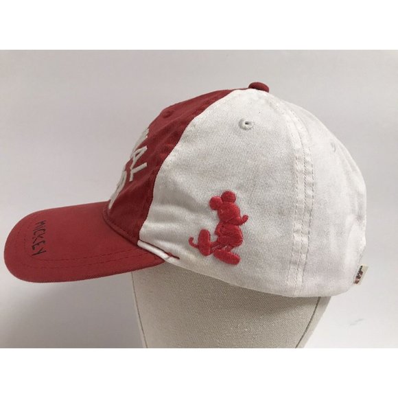 Disney x Junk Food Red White Mickey Mouse Adjustable Hat - Picture 5 of 9